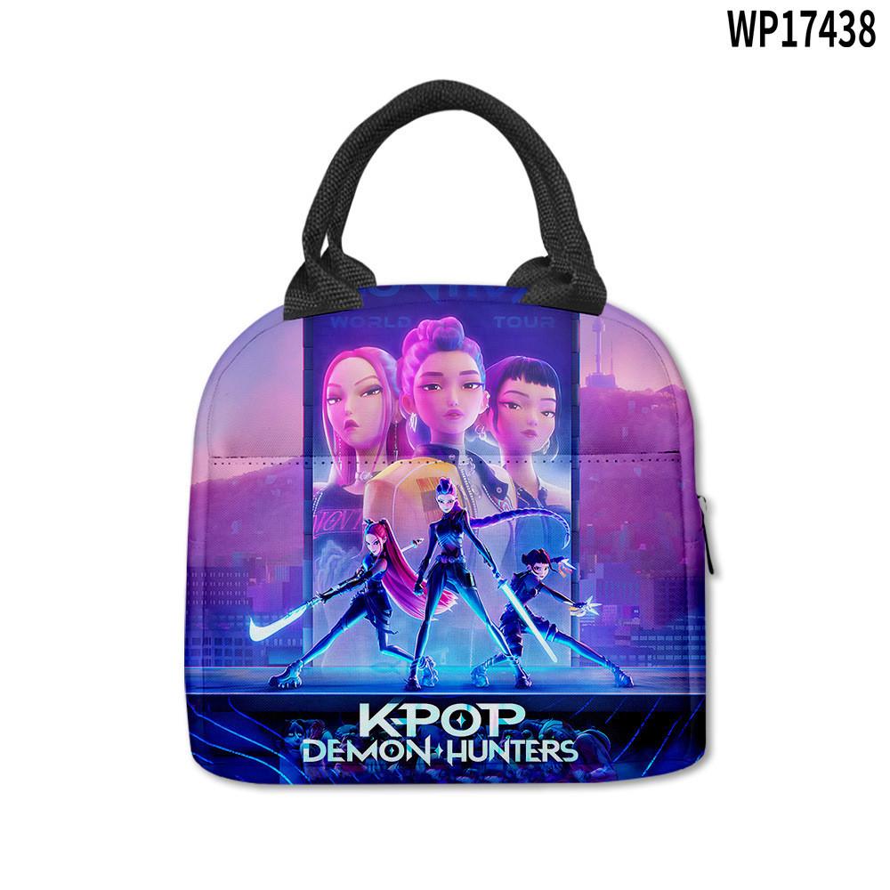 3D Фильм K-pop Охотники на демонов Портативная сумка-холодильник со ручкой для повседневного питания