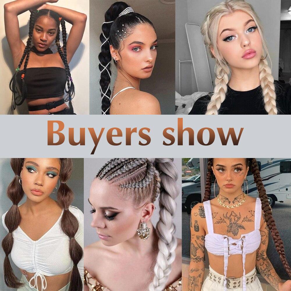 MISSQUEEN Синтетическая Длинная Прямая Коса Хвост Обертывание Вокруг Наращивание Волос Шиньон Хвост Резинка Для Женщин Для Повседневной Носки