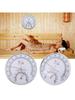 Sauna Thermometer Metal Case Steam Sauna Room Thermometer Hygrometer Bath And Sauna Indoor Outdoor Used
