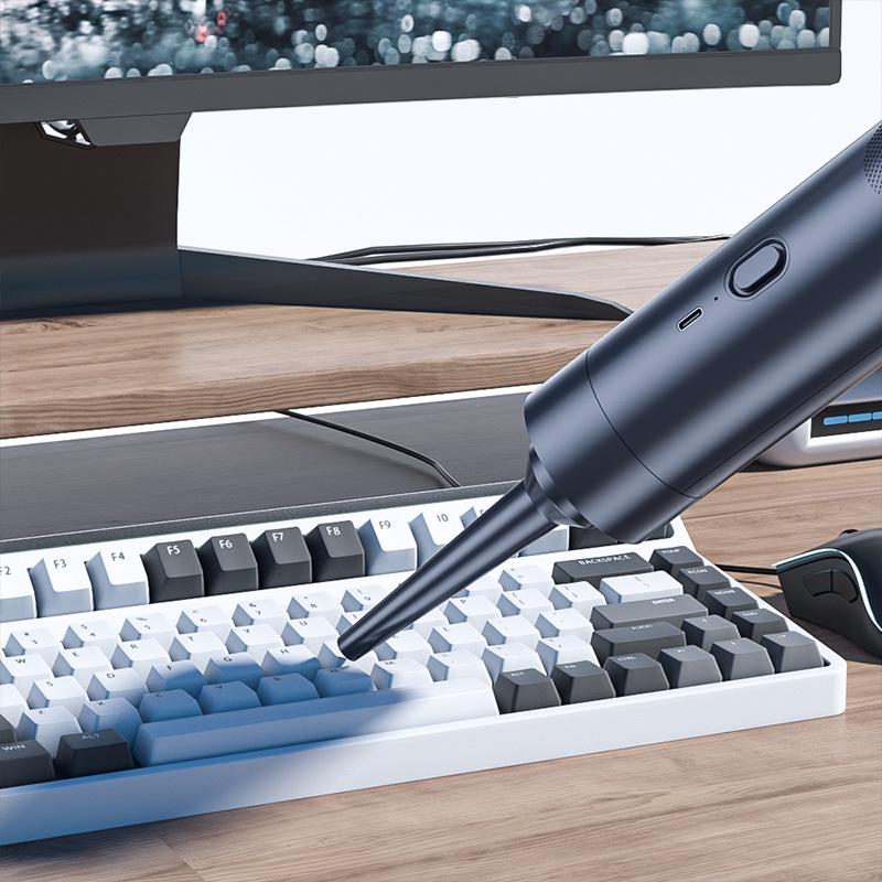 Компактный беспроводной автомобильный пылесос с мощным всасыванием и функцией выдува