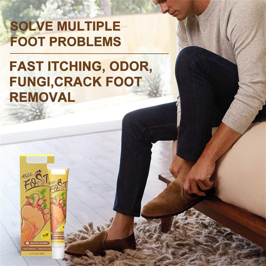 Athlete's Foot Care Balm 20 G Effectively Treats Foot Odor Itchy Feet Rotten Feet And Athlete's Foot And Moisturizes And Protects Dry Calloused Feet