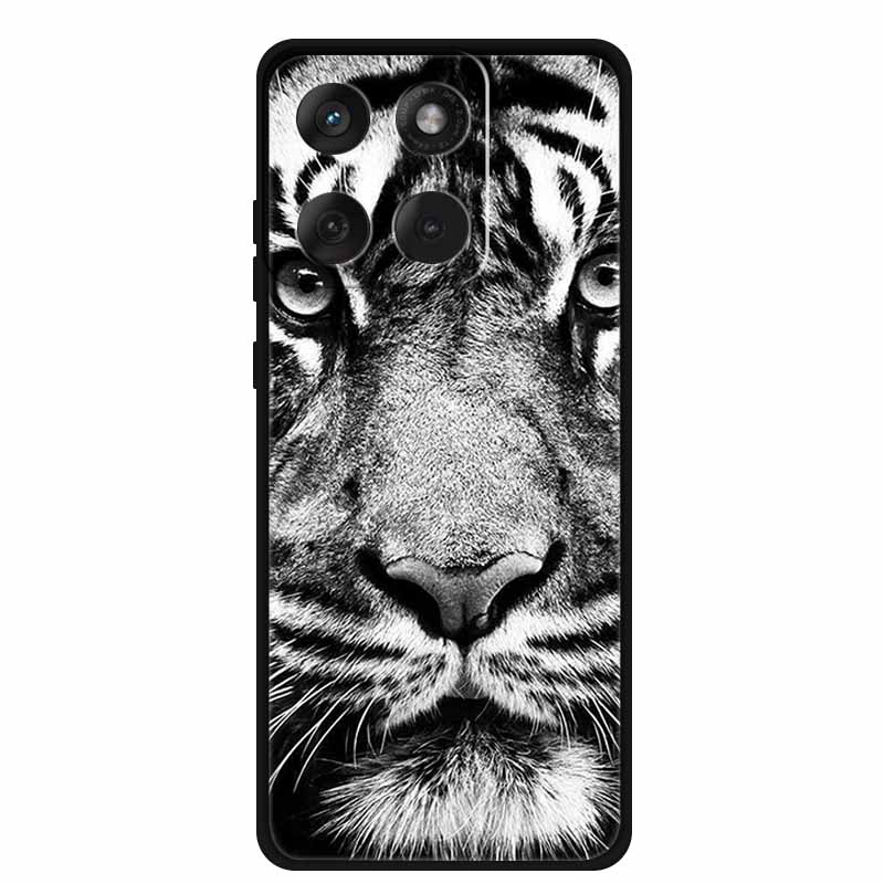 Soft Case For Motorola Edge 60 Fusion Case Cartoon Back Cover For Motorola Edge 60 Pro 5G Protective Cool Animal Bumper Bag Capa