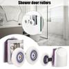 Hardware Sliding Bathroom Wheel Runners Shower Door Rollers Replacement Double-Wheel