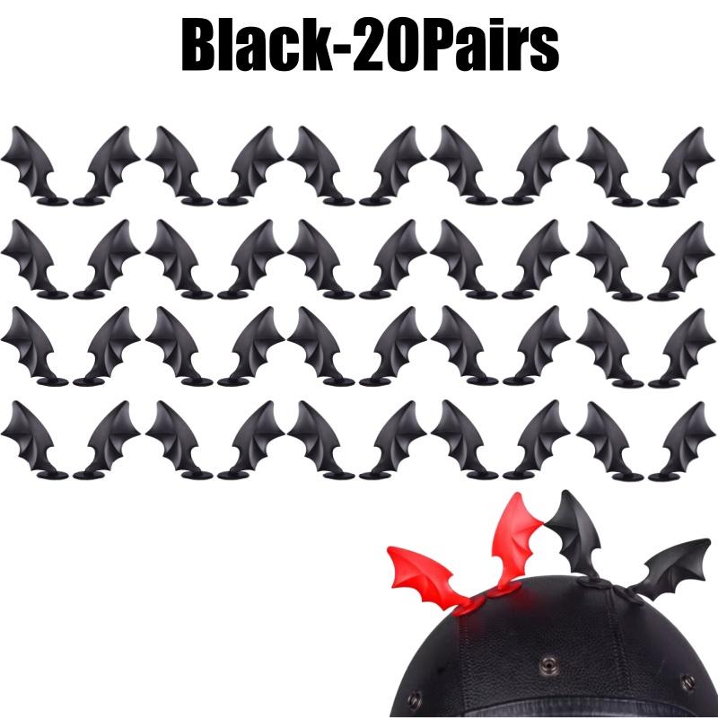 Suction Cup Demon Wings Decor Strips For Motorcycle Helmets Car Bike Helmet Accessories Riding Gear Decoration For Men Women