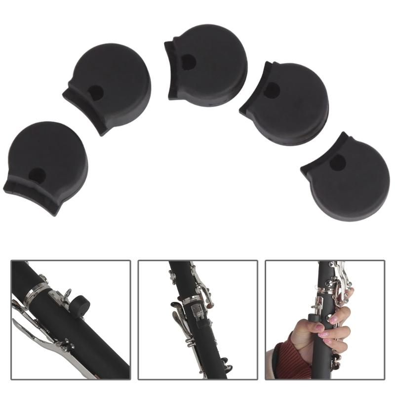 5Pcs Soft Rubber Clarinet Thumb Rest Pad Universal Thumb Cushions Protectors