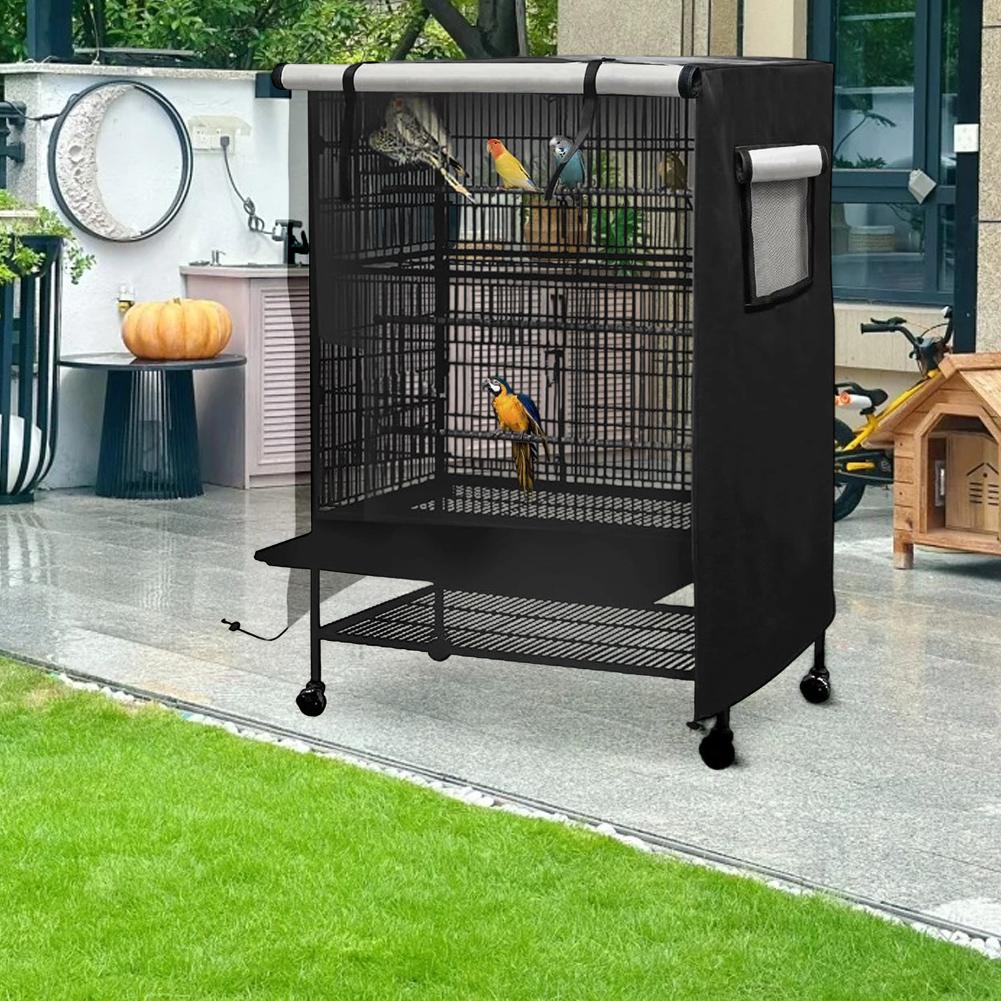 Outdoor Terrace Bird Cage Protective Cover Large Waterproof Dustproof Comfortable Breathable Light-proof Oxford Cloth Cover