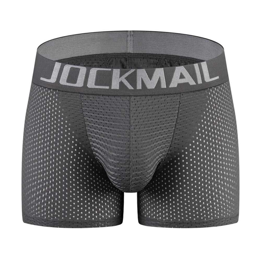 JOCKMAIL Мужские боксеры-брифы пуш-ап с сетчатой подкладкой для улучшенной посадки
