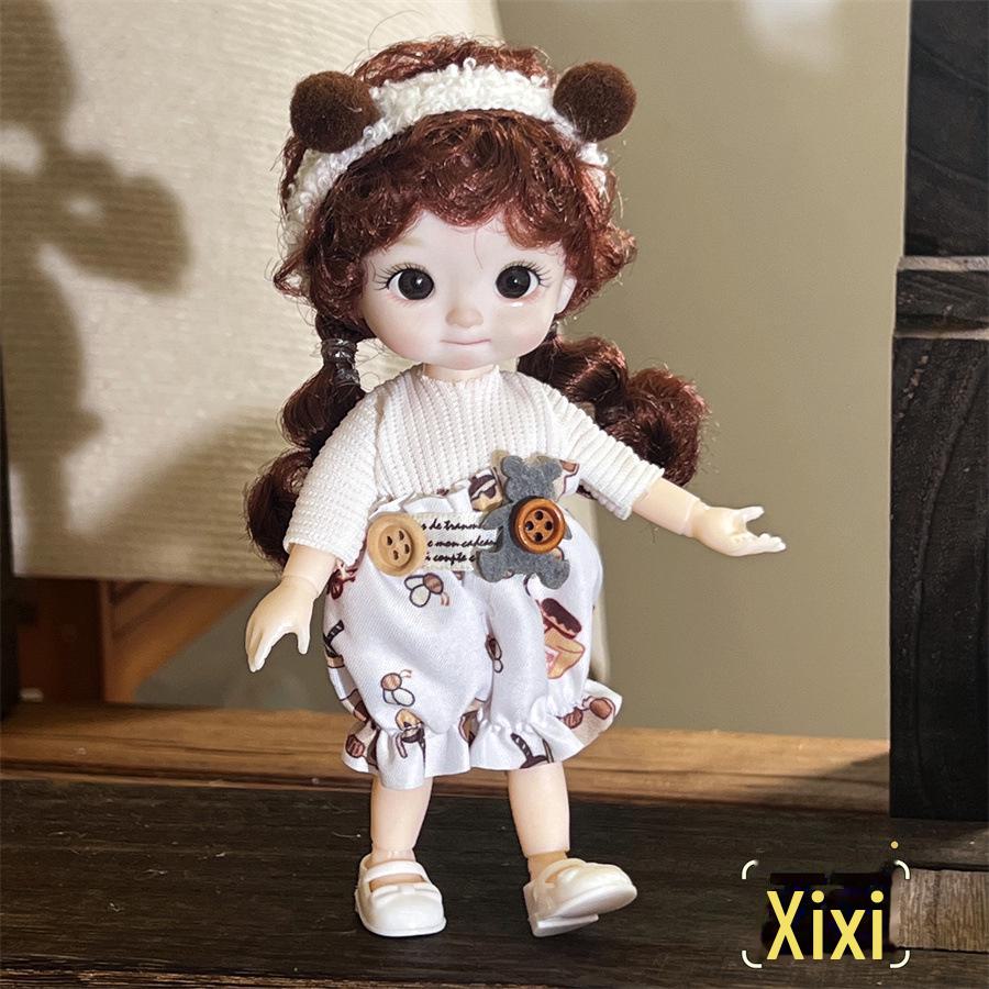 8-дюймовый комплект одежды и макияжа для куклы BJD Princess — идеальный подарок на день рождения для девочек