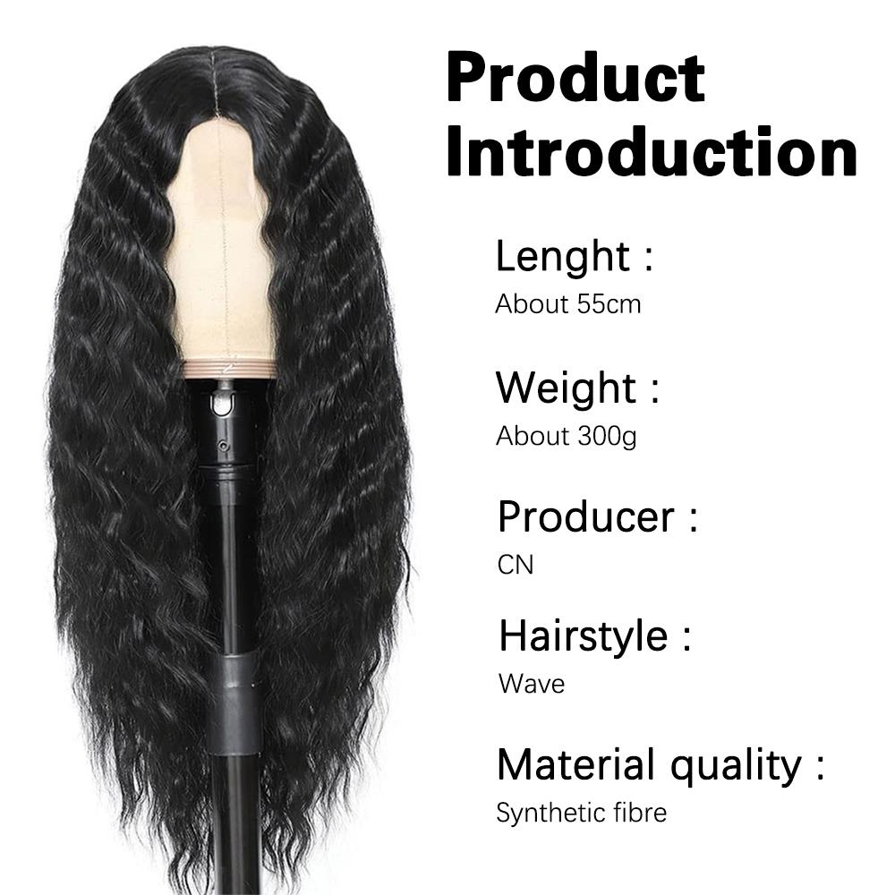 MISSQUEEN Длинные парики с челкой, синтетические длинные волнистые парики для женщин, парики с естественным видом, парики с вьющимися волосами для ежедневного использования на вечеринках