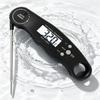 Foldable Digital Food Thermometer Instant Read Backlit Screen for Home Kitchen Baking Roasting Grilling Meat Turkey BBQ