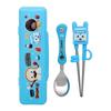 Bread Barbershop Correction Spoon + Case Set Wilk PN298, Mixed Colors, Spoon + Chopsticks + Case, Korean Popular Tableware