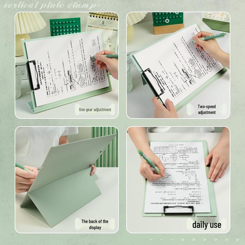 A4 Stand-Up Multifunction Clipboard & Document Storage Folder