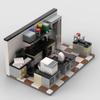 MOC Мини Строительные Блоки Игрушечная Фигурка для Декора Дома - DIY Модель Городской Сцены Лаборатории Подарок