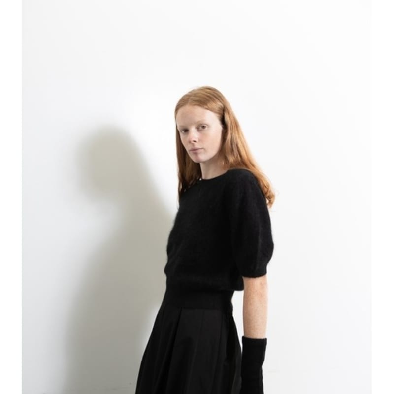 Перчатки из чистого кашемира NYC_Черные