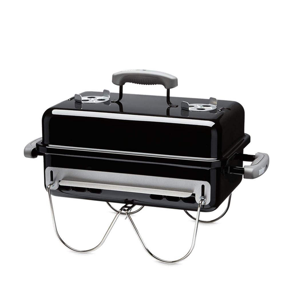 Weber Go Anywhere Barbecue Stove BBQ Fire Pit for 2-3 People 121908 Black