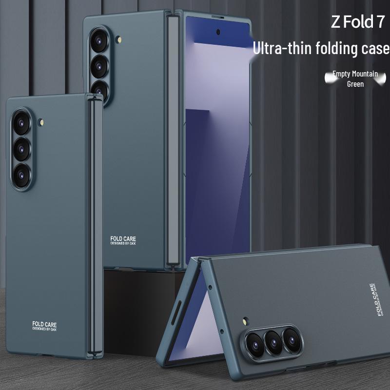 Ультратонкий матовый чехол для телефона Samsung ZFold7: Модный, Однотонный, Складной Защитный Чехол