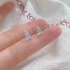 Новые серьги-бабочки женские легкие роскошные нишевые простые серьги нишевого дизайна
