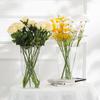 Unbreakable Transparent Vase Round Square Box Planter Desktop Organization  Cafe Restrant