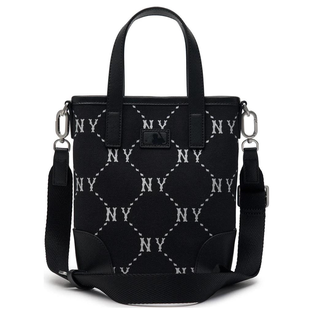 New MLB Artificial Leather Shoulder Bag, Crossbody Bag, Handbag Clutch, Student Backpack Unisex Black 3ACRS054N-50BKS