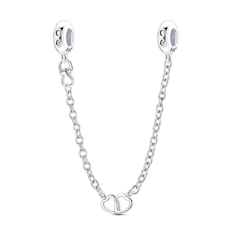 925 Silver Cat Dog Charms Pendants Love Family Beads Fits Bracelet Women Gift Sparkling Jewelry