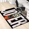 1pc Office Carpet Chair Mats Joker Clown Artwork Perfect for Office Chairs, Living Rooms, Or Bedrooms,Polyester Carpet.HDT238