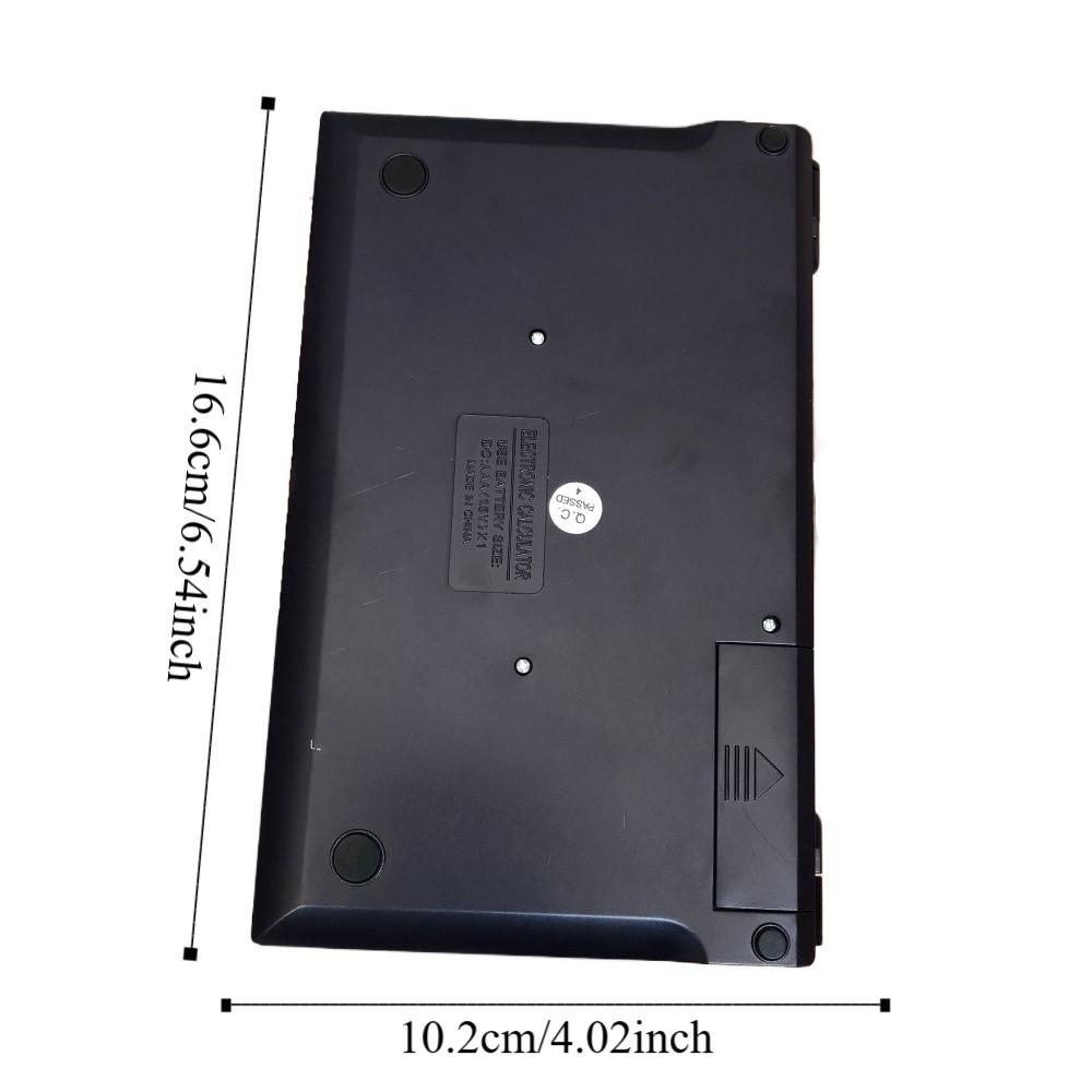 Foldable Folding Flip Calculator 12 Digits Portable Solar Calculator Large Screen Multifunctional Financial Office Calculator