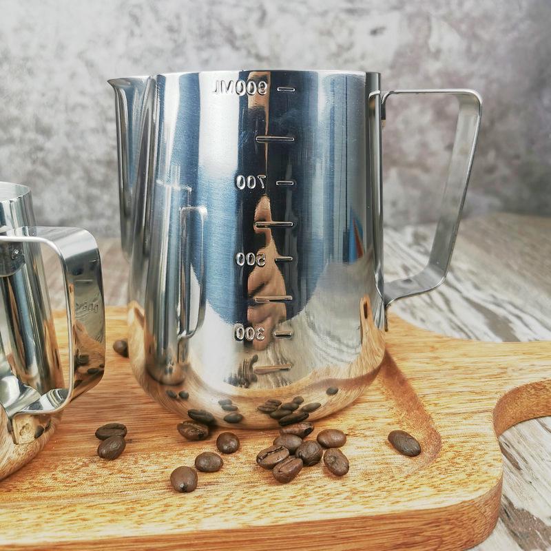 Мерная чашка для вспенивания молока с точным носиком из нержавеющей стали