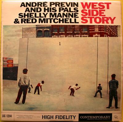 LP Пластинка АНДРЕ ПРЕВИН И ЕГО ПРИЯТЕЛИ - Вестсайдская история LAC12244 Contemporary Re 1962 UK Саундтреки и мюзиклы Б/У