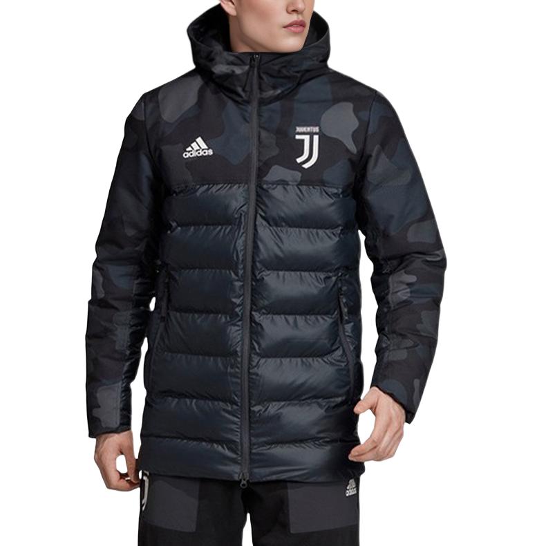 adidas Мужская пуховая куртка синяя DX9202