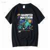 Винтажная футболка The Haunted Mansion Ghosts Хэллоуин Жуткий сезон Размер S 5XL с длинным или коротким рукавом винтажная Стиль стираной моды