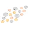 10-20Pcs/Lot Stainless Steel Charms For Jewelry Making Round Stamping Blanks Dog Tag Pendants Diy Necklaces Jewelry Findings