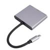 3-в-1 USB-C концентратор, подходит для AR-очков XREAL One, многопортовый адаптер, док-станция, поддержка быстрой зарядки PD 100 Вт, 4K 60 Гц