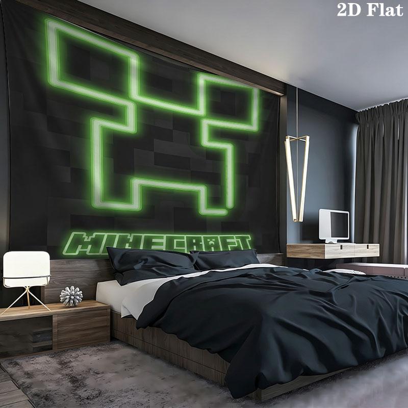 MC Wall tapestry, aesthetic printed fabric blanket, suitable for bedroom, living room, and home decor.