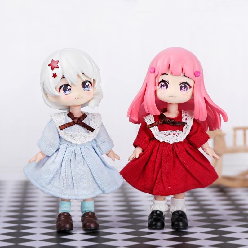 Кукла Ob11 Платье Лолита Коллекция Платьев Набор Одежды для Obitsu11 GSC Molly 1/12 Одежда для Кукол Аксессуары для Кукол Новый 3 Цвета Милый Экшн