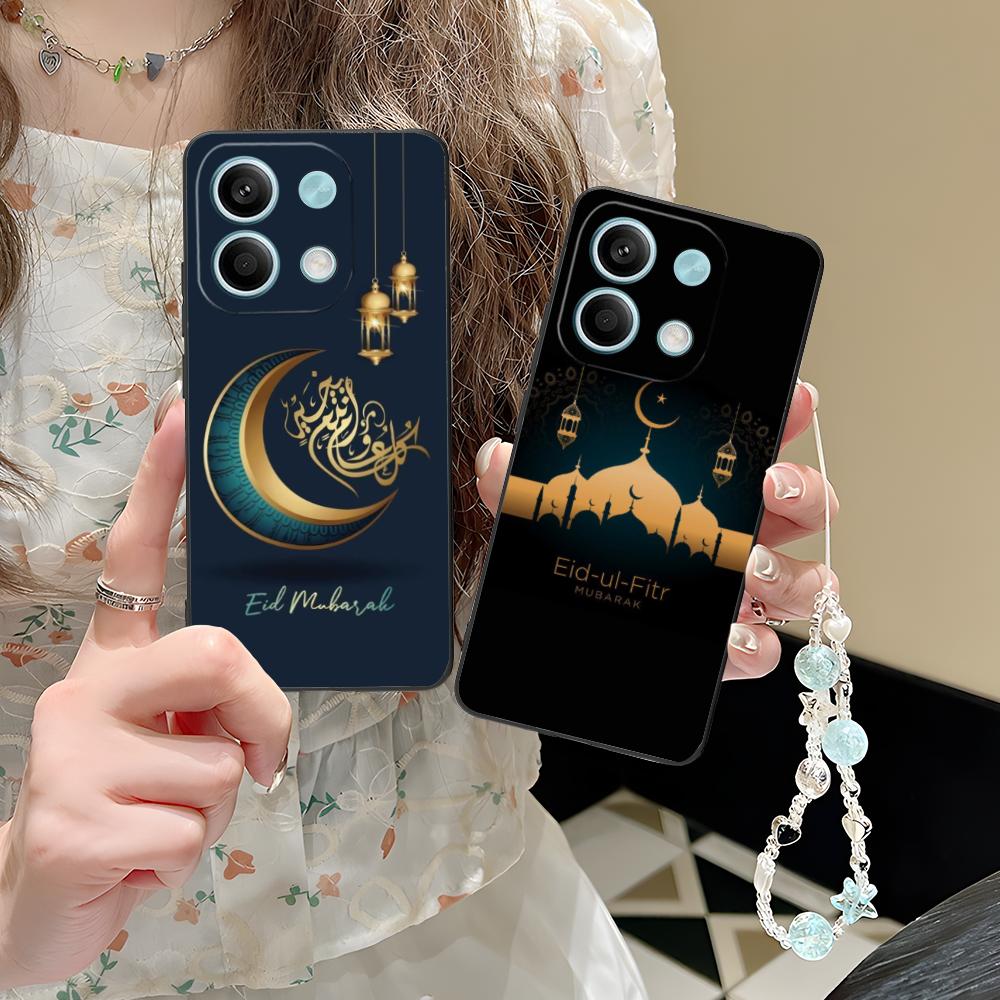 Чехол для мобильного телефона Eid Mubarak для POCO M7 M6 M5 M4 M3 X7 X6 X5 X4 X3 Pro GT 5G Цветной Печатный Чехол для Телефона Красивый