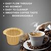 50/100 Pcs Natural Disposable Coffee Paper Filters K Cup Paper Filters  for Most Reusable K Cup Pods