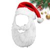 Costume Santa Hat and Beard Gift Cosplay Clothing New Year Red Christmas Santa Hats