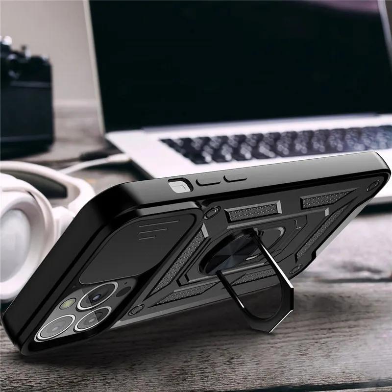 Чехол Armor Shockproof Magnetic Ring Stand Holder для iPhone 13 12 11 14 Pro Max X XR XS Max 12 13 Mini 7 8 Plus 11Pro Back Cover