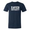 Базовая футболка Xavier Musketeers Triblend - Однотонный темно-синий