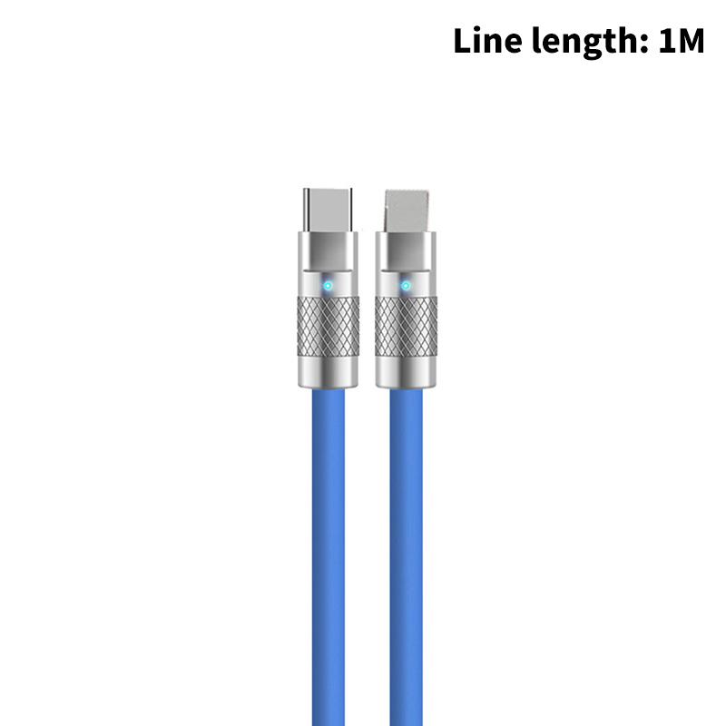 Usb C Auto Cable 120W Type C Charger Usb Charging Cable Fast Charge Fast Charging Type C Charger Cable For Mobile Phone Car