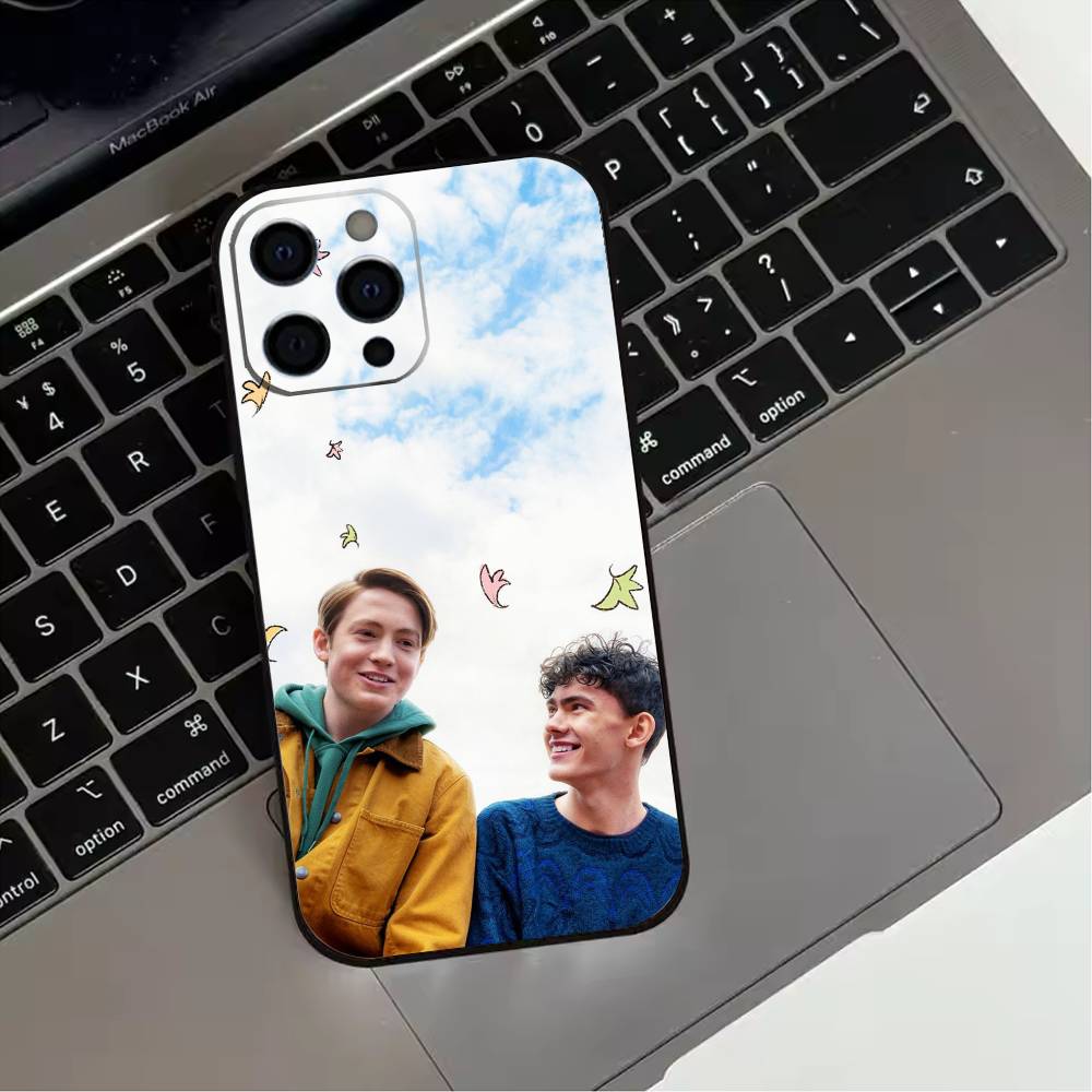 W-Warm New H-Heartstopper Movie Phone Case For iPhone 17,16,15,14,13,12,11 Plus,Pro Max,XS,Soft Silicone Black Cover
