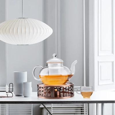 Подставка для чайника с подогревом из нержавеющей стали, полая конструкция, подогреватель для свечи, аксессуары для чайной церемонии, инструменты для домашней теплоизоляции