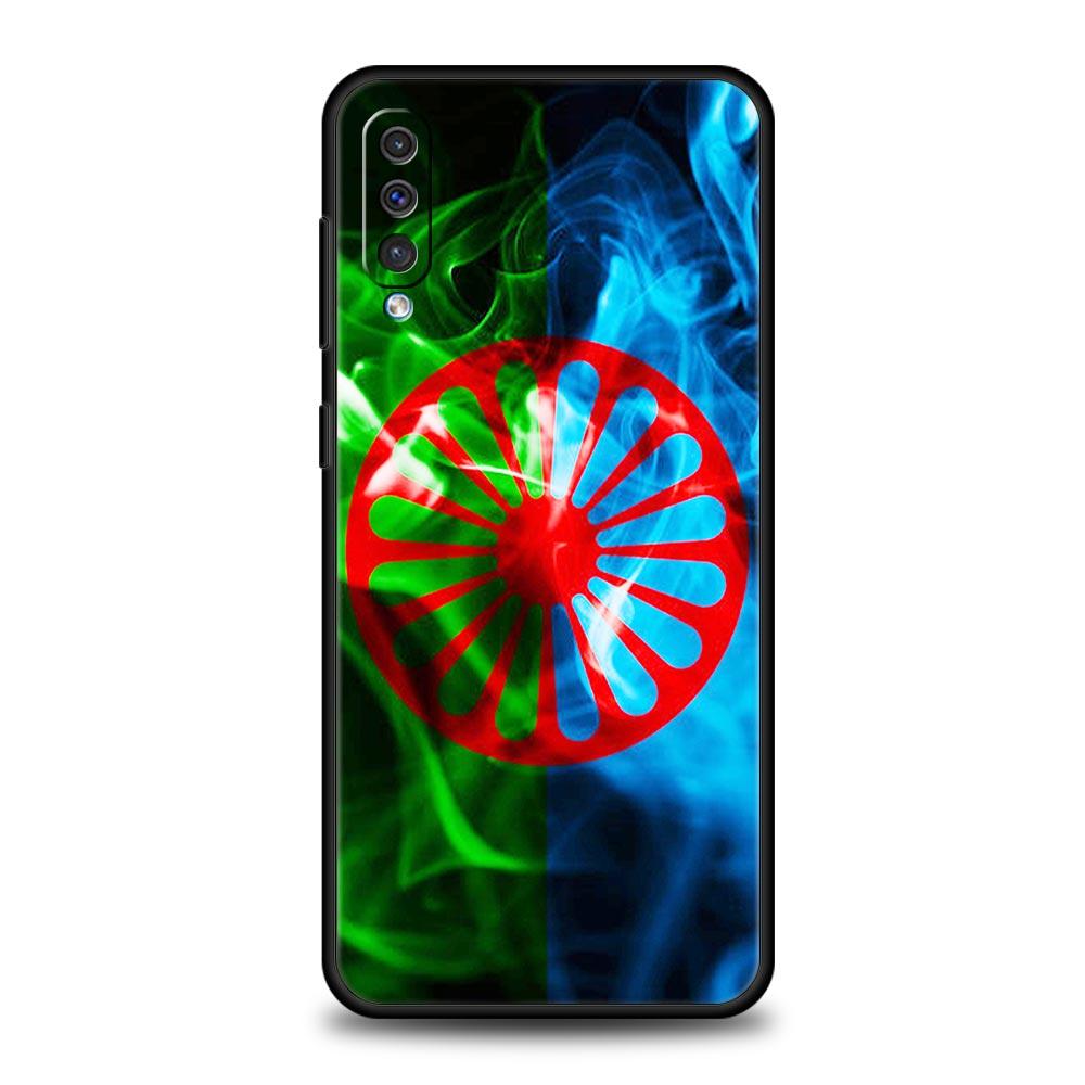 Gypsy Romani Roma Flag Case For Samsung Galaxy A52 A12 A50 A72 A20e A30 A02s A22 A32 5G A20s A70 A10s A40 A10 A04s Phone Cover