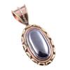 Подвеска из натурального бронзового драгоценного камня из цельного стерлингового серебра 925 пробы в двух тонах 1,50'' i4k38