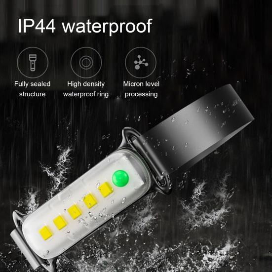 Экологичная водонепроницаемая мини-светодиодная налобная лампа для активного отдыха