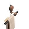 Plastics Walnut Wooden Towel Bar Walnut Wood Suction Mount Towel Bar No Hole Towel Bar  Shower room