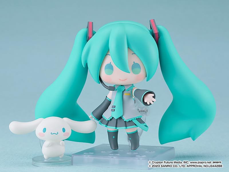 Nendoroid Hatsune Miku x Cinnamoroll Hatsune Miku Cinnamoroll Collaboration пластиковая окрашенная подвижная фигурка Ver. Немасштабируемый