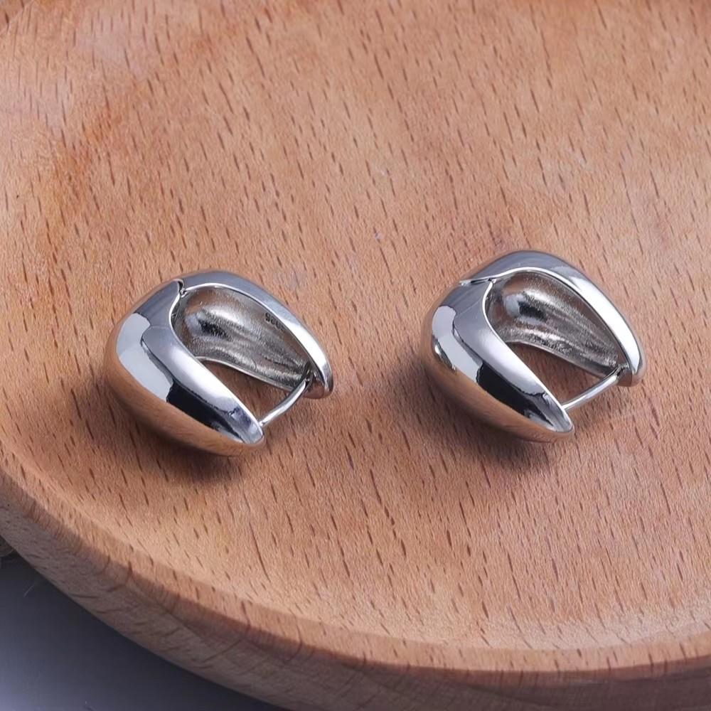 925 Silver CZ Star Moon Asymmetric Hoop Earrings for Women Girls Gold Silver Color Party Jewelry Gifts