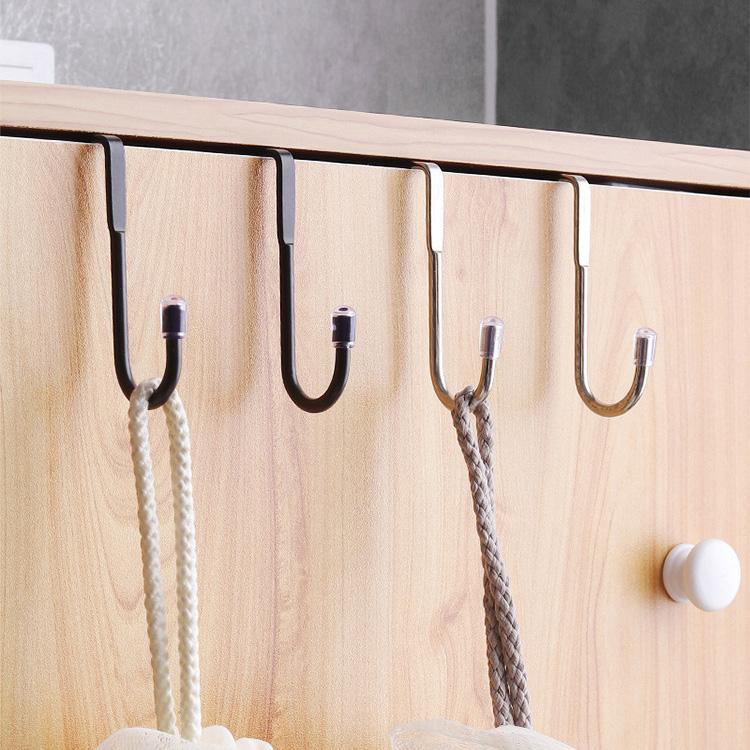 Крючок из нержавеющей стали, двойной S-образный крючок, для кухни, ванной комнаты, двери шкафа, задняя стенка, вешалка для хранения полотенец, пальто