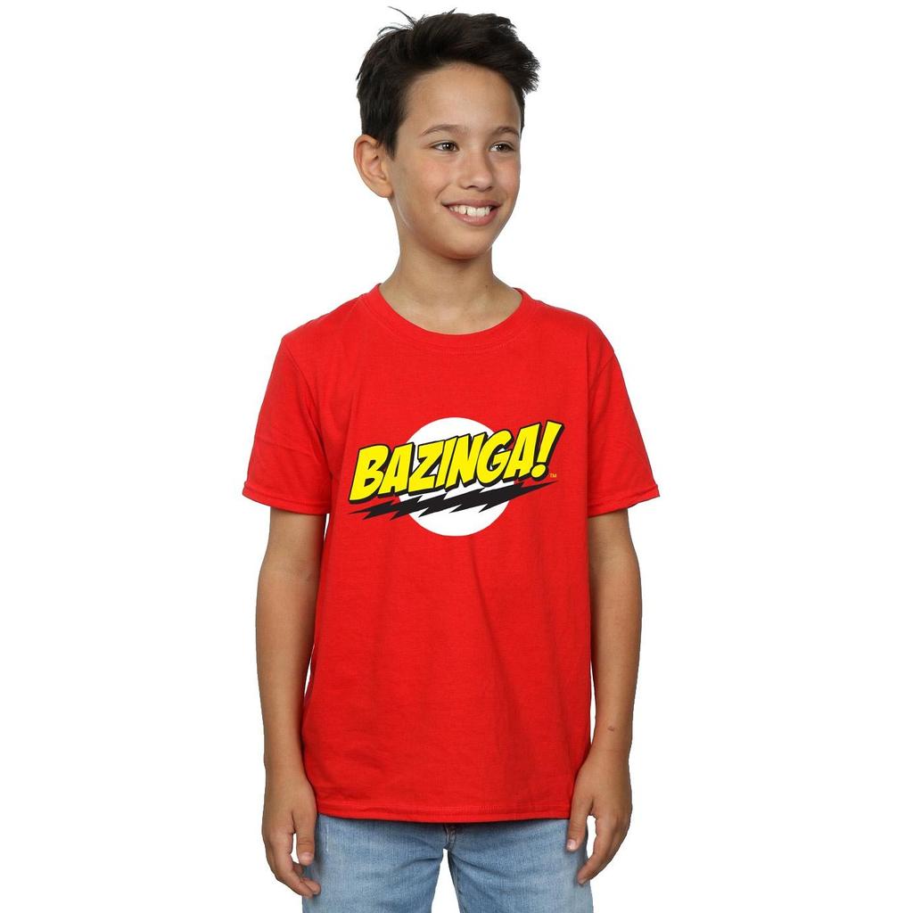 The Big Bang Theory Boys Bazinga Cotton T-Shirt